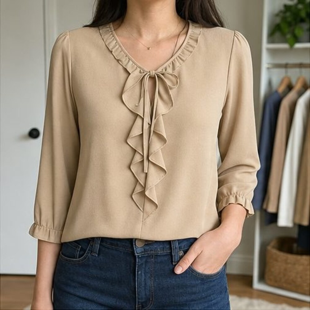 Sand Cami Blouse - Picture 2 of 6